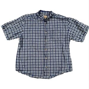 Woolrich Blue Plaid Button-Up Shirt